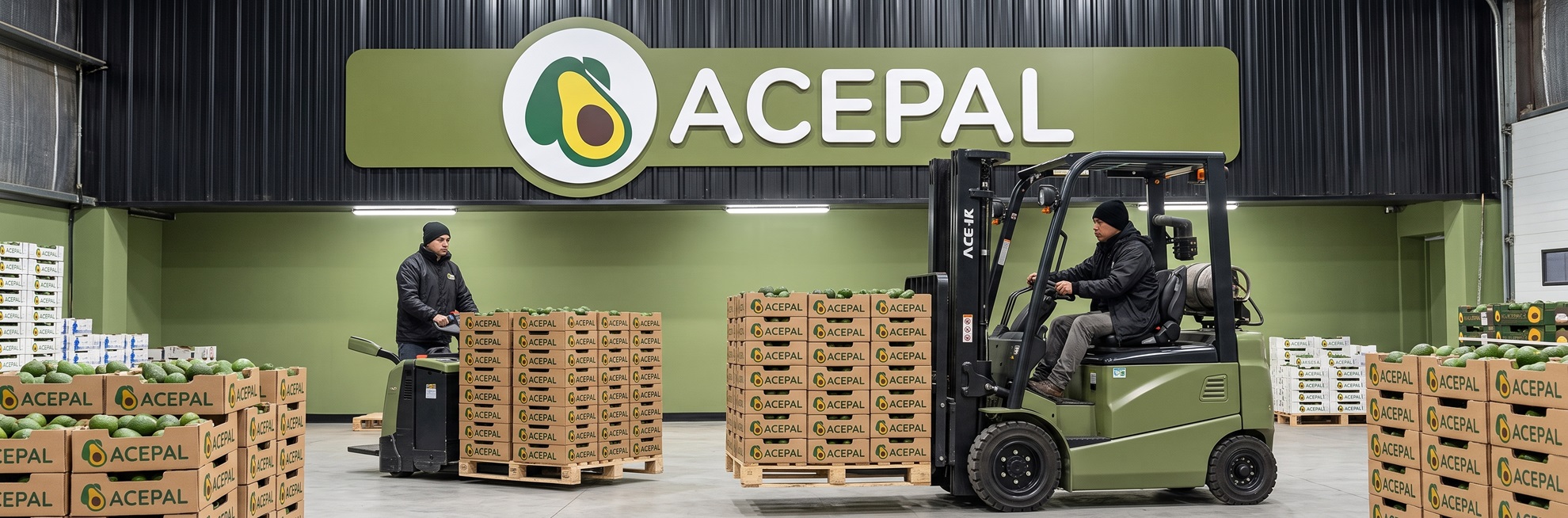 Bodega de distribución y logística de paltas Acepal en Temuco